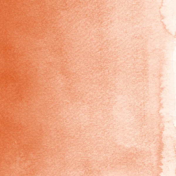 Оранжевый Абстрактный Фон Текстурой Акварели — стоковое фото