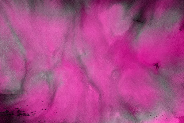 Acuarela Rosa Pintura Sobre Fondo Abstracto Papel — Foto de Stock