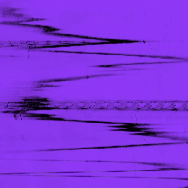 Écran Numérique Violet Abstrait Texture Effet Glitch — Photo