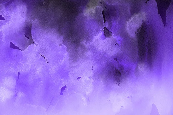 Púrpura Acuarela Pintura Sobre Papel Abstracto Fondo —  Fotos de Stock