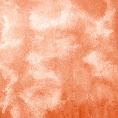 sulu boya boyama doku ile turuncu arka plan