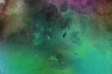 Kağıt arka plan üzerinde renkli sulu boya boya