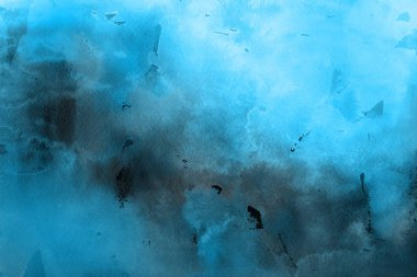 Kağıt arka plan mavi suluboya boya