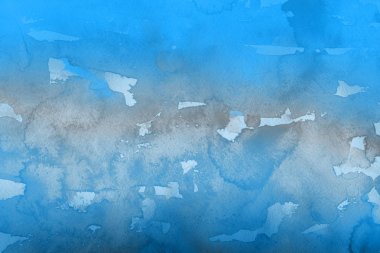 Kağıt arka plan mavi suluboya boya