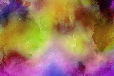 Kağıt arka plan üzerinde renkli sulu boya boya