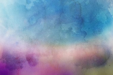 Kağıt arka plan üzerinde renkli sulu boya boya