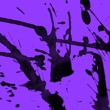 mor arka plan doku soyut siyah boya splatters