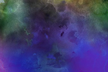 Kağıt arka plan üzerinde renkli sulu boya boya