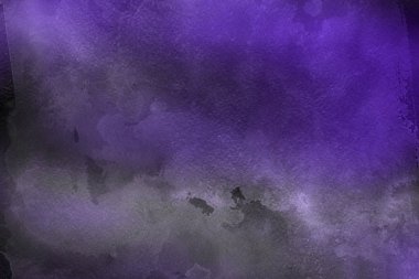 Kağıt arka plan üzerinde mor suluboya boya