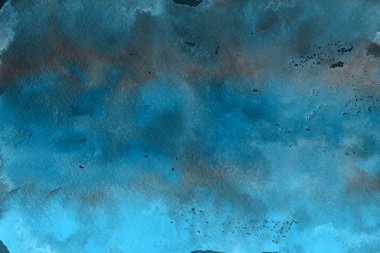 Kağıt arka plan mavi suluboya boya