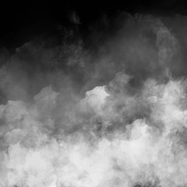 buhar doku ile koyu arka plan