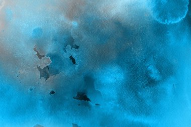 Kağıt arka plan mavi suluboya boya