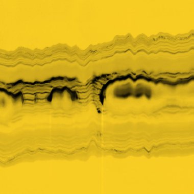 Dijital ekran aksaklık etkisi doku soyut. sarı ve siyah