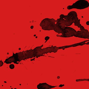kırmızı arka plan doku soyut siyah boya splatters