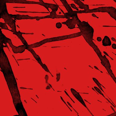 kırmızı arka plan doku soyut siyah boya splatters