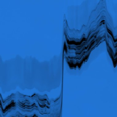 Soyut Mavi Dijital ekran aksaklık etkisi doku. 