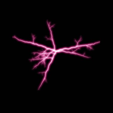 yıldırım koyu arka plan üzerinde parlayan ile soyut duvar kağıdı