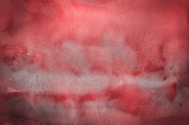 sulu boya boyama doku ile kırmızı arka plan