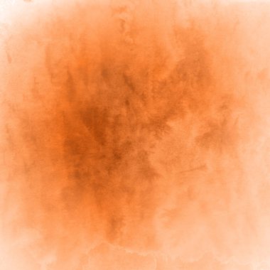 sulu boya boyama doku ile turuncu arka plan