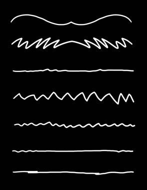 koyu arka plan üzerinde beyaz dekoratif kenarlık çizgisi