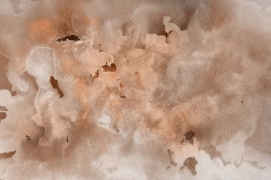 Kağıt arka plan üzerinde turuncu suluboya boya