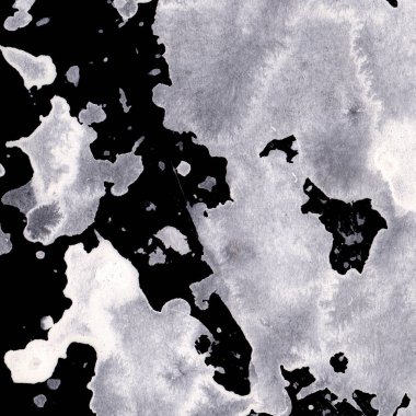 Soyut Beyaz boya doku siyah arka plan üzerine splatters