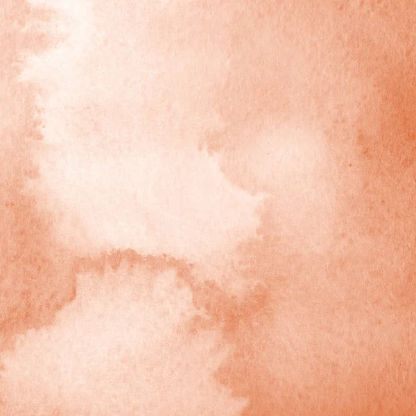 Оранжевый Абстрактный Фон Текстурой Акварели — стоковое фото
