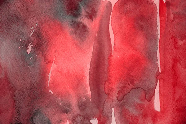 Red Watercolor Paint Paper Abstract Background — Stock Photo, Image