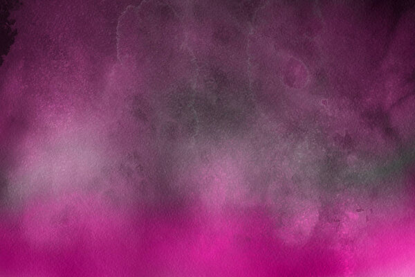 Pink watercolor paint on paper abstract background