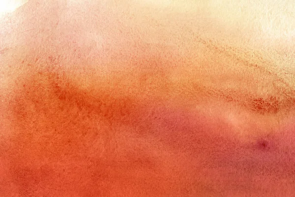 Fundo Abstrato Laranja Com Textura Tinta Aquarela — Fotografia de Stock