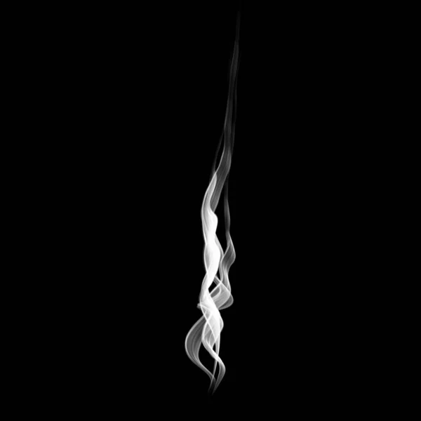 Abstrakte Tapete Rauch Auf Schwarzem Hintergrund — Stockfoto