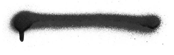Fehér Alapon Fekete Festék Spray — Stock Fotó