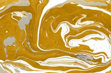 boya ile altın mermer arka plan doku sıçramalarına