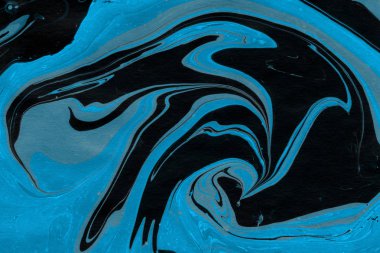 boya ile mavi mermer arka plan doku sıçramalarına