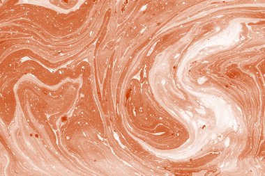 Turuncu mermer arka plan boya ile doku sıçramalarına