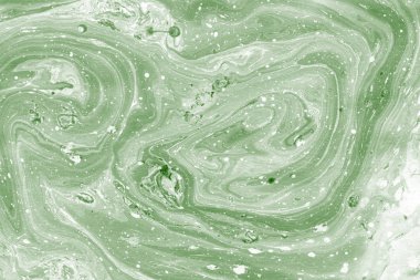 Yeşil mermer arka plan boya ile doku sıçramalarına