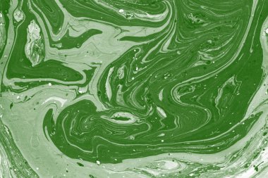 Yeşil mermer arka plan boya ile doku sıçramalarına