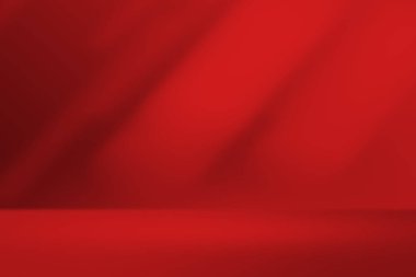 Kırmızı ürün vitrin, Spot arka plan. Düzen, sunum