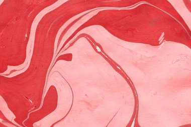 Boya desenli kırmızı mermer arkaplan