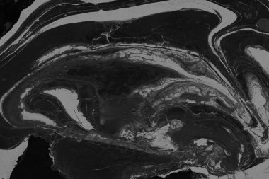 Siyah mermer arka plan boya ile doku sıçramalarına