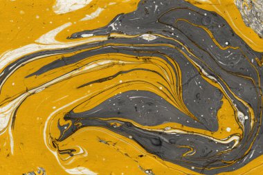 boya ile altın mermer arka plan doku sıçramalarına