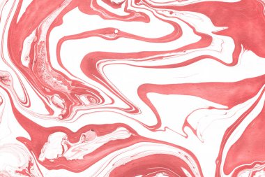 Boya desenli kırmızı mermer arkaplan