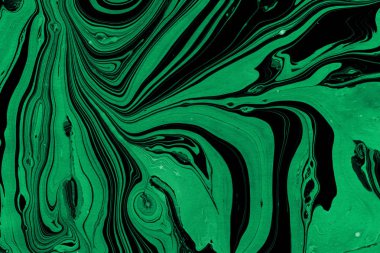 Yeşil mermer arka plan boya ile doku sıçramalarına