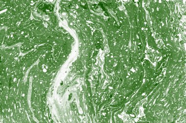 Yeşil mermer arka plan boya ile doku sıçramalarına