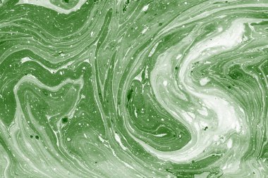 Yeşil mermer arka plan boya ile doku sıçramalarına