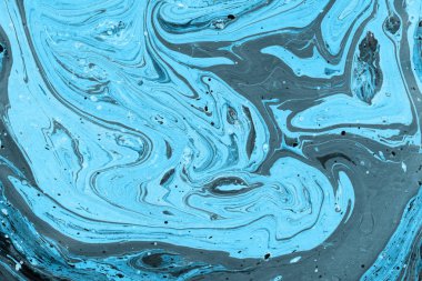 boya ile mavi mermer arka plan doku sıçramalarına