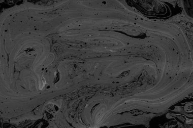 Siyah mermer arka plan boya ile doku sıçramalarına