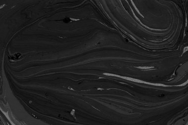 Siyah mermer arka plan boya ile doku sıçramalarına