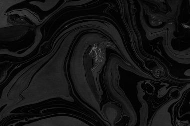 Siyah mermer arka plan boya ile doku sıçramalarına
