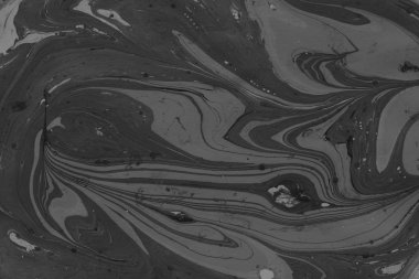 Siyah mermer arka plan boya ile doku sıçramalarına